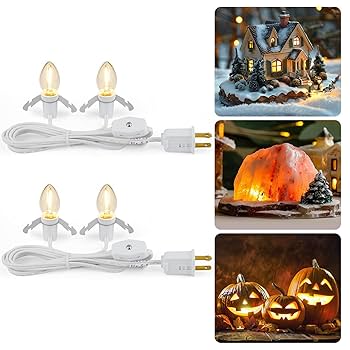 Brightown Accessory Cord with 2 LED Light Bulbs - UL Listed